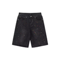 Paint Denim Shorts